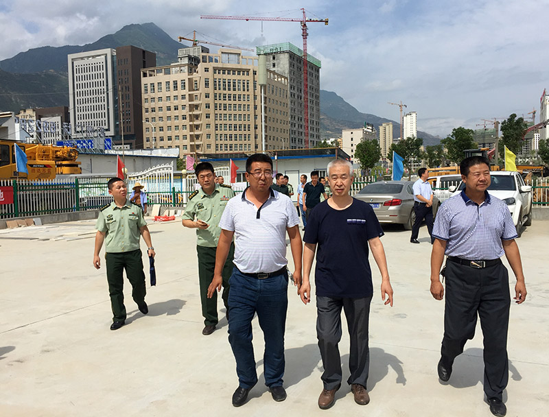 省安委會督查組檢查階州廣場安全生產建設