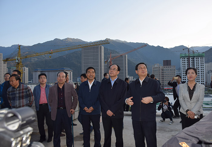 全國(guó)、省市政協(xié)委員體驗(yàn)蘭渝鐵路、視察階州廣場(chǎng)